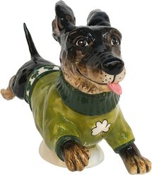 Blue Sky Clayworks Irish Sweater Dog Figurine