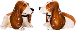 Blue Sky Clayworks Basset Hound Salt & Pepper Set