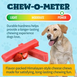 HOTSPOT PETS 5 to 6-in Strawberry Infused Cheese Hard Dog Yak Chew, 2 count slide 2 of 7