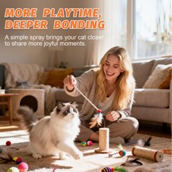 PAW PLANET Advanced Catnip with Silvervine Spray, 2.8-fl oz bottle slide 2 of 7