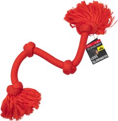 Playology Dri-Tech Beef Scented Rope Dog Toy, Mega