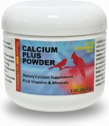 Morning Bird Calcium Plus Powder Supplement for Birds, 2-oz