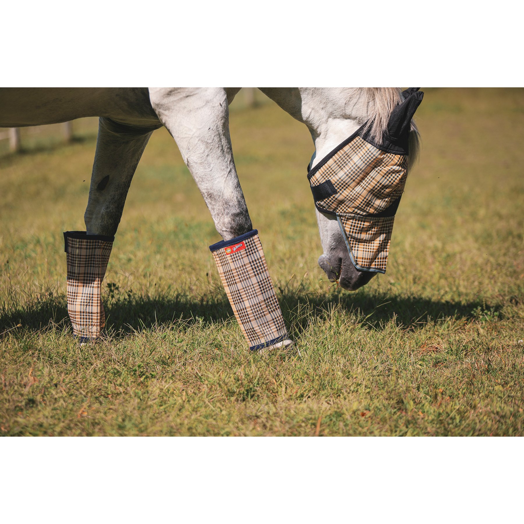 5/A Baker PVC Mesh Fly Boots, Yearling