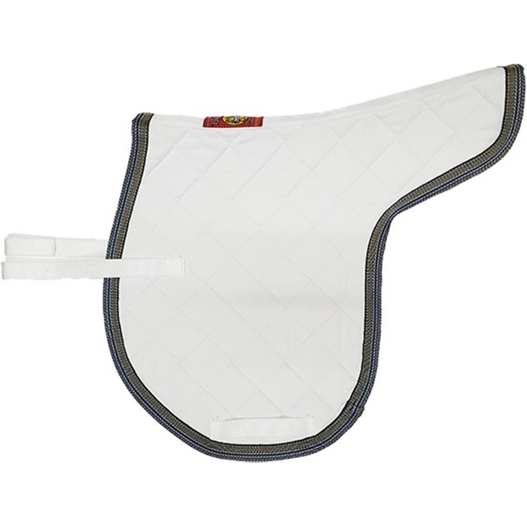5/A Baker Horse Jumper Quilted Pad, White, Fitted