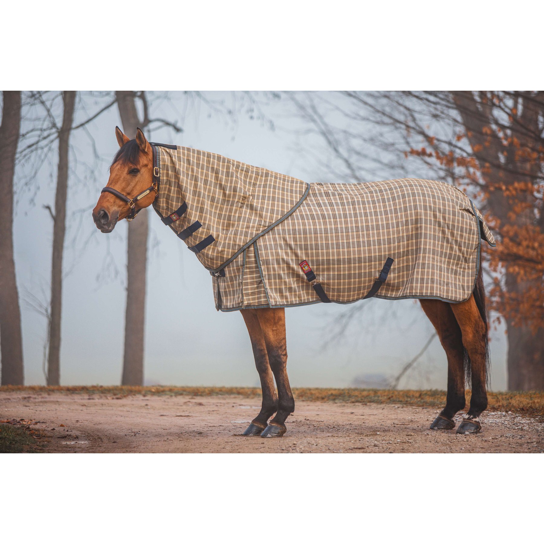 5/A Baker 200 Gram Horse Neck Cover for Turnout Blanket, X-Large: 82 to 86-in