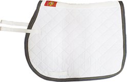 5/A Baker Horse General Purpose Quilted Pad, White, Square