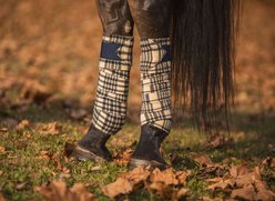 5/A Baker Fleece Horse Polo Bandages, Navy