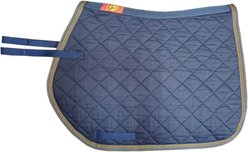 5/A Baker Horse Jumper Quilted Pad, Navy, Square slide 1 of 3