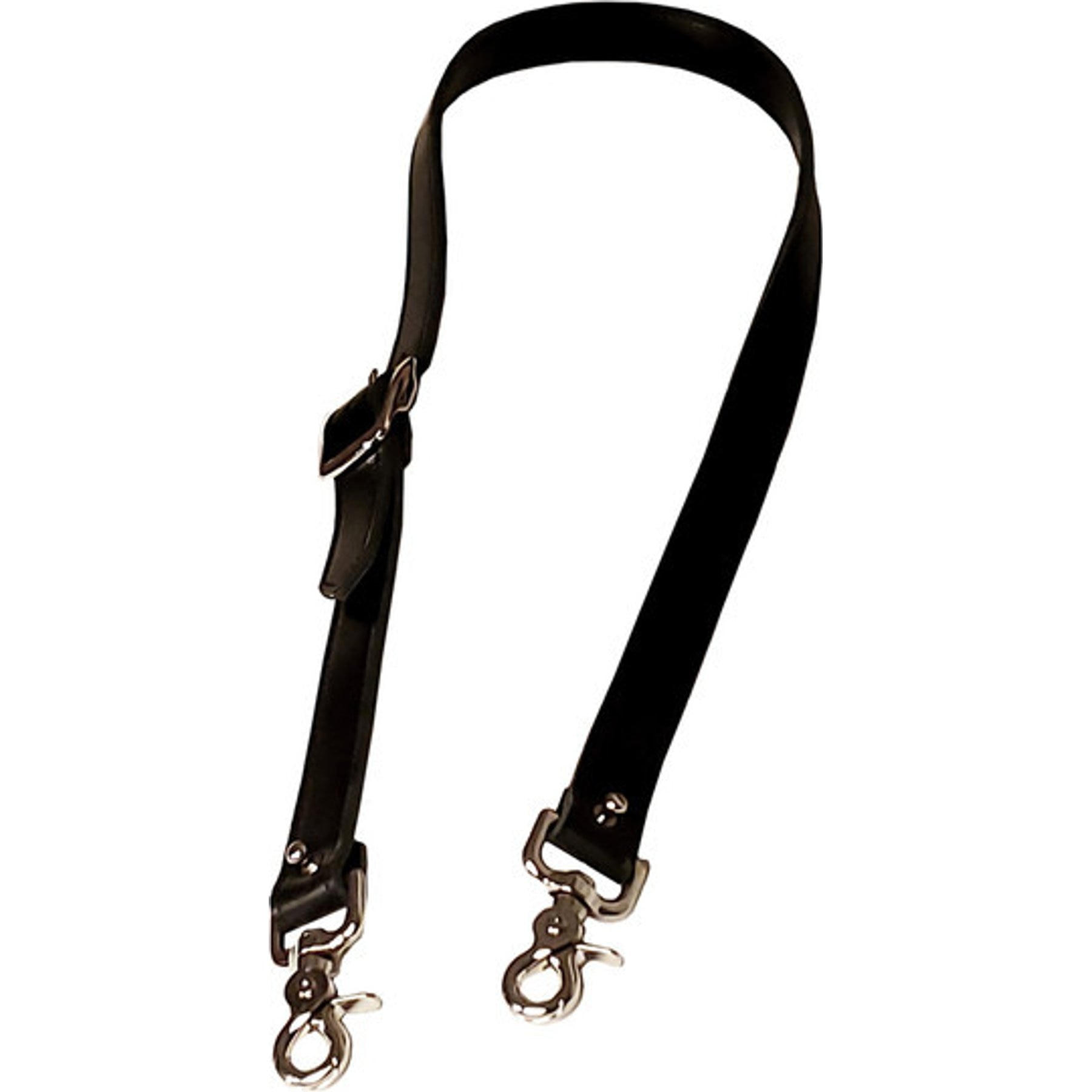 5/A Baker Horse Leather Adjustable Strap for Duffle Bag, Black