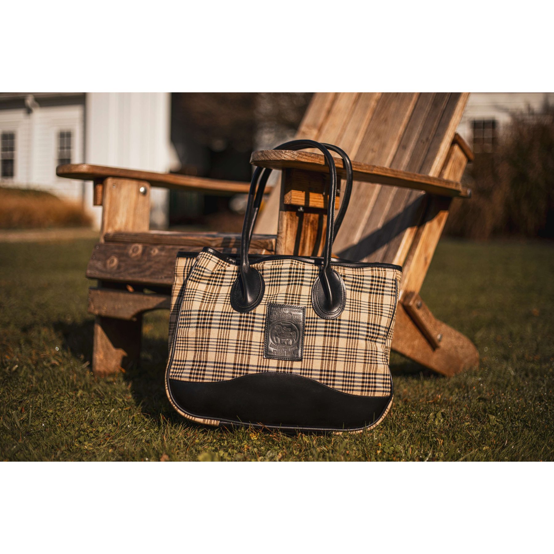 5/A Baker Horse Taylor Tote, Black