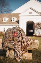 5/A Baker Horse Afghan Plaid, 50 x 70-in