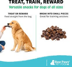 Raw Paws Wild-Caught Venison Dog Treats, 6-oz bag slide 2 of 8