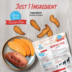 Farmland Traditions Dogs Love Sweet Potato Jerky Dog Treats, 32-oz bag slide 2 of 8