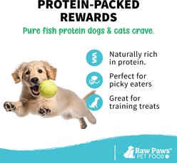 Raw Paws Minnows Freeze-Dried Dog & Cat Treats, 2-oz bag slide 2 of 7