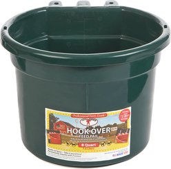 Little Giant Hook Over Livestock Feed Pail, Green, 8-qt