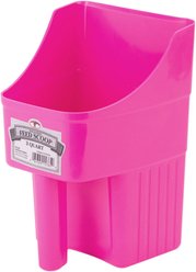 Little Giant Plastic Enclosed Livestock Feed Scoop, Hot Pink, 3-qt