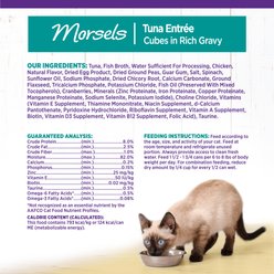 Wellness Complete Health Morsels Grain-Free Tuna Entree Wet Cat Food, 5.5-oz can, case of 12 slide 2 of 9