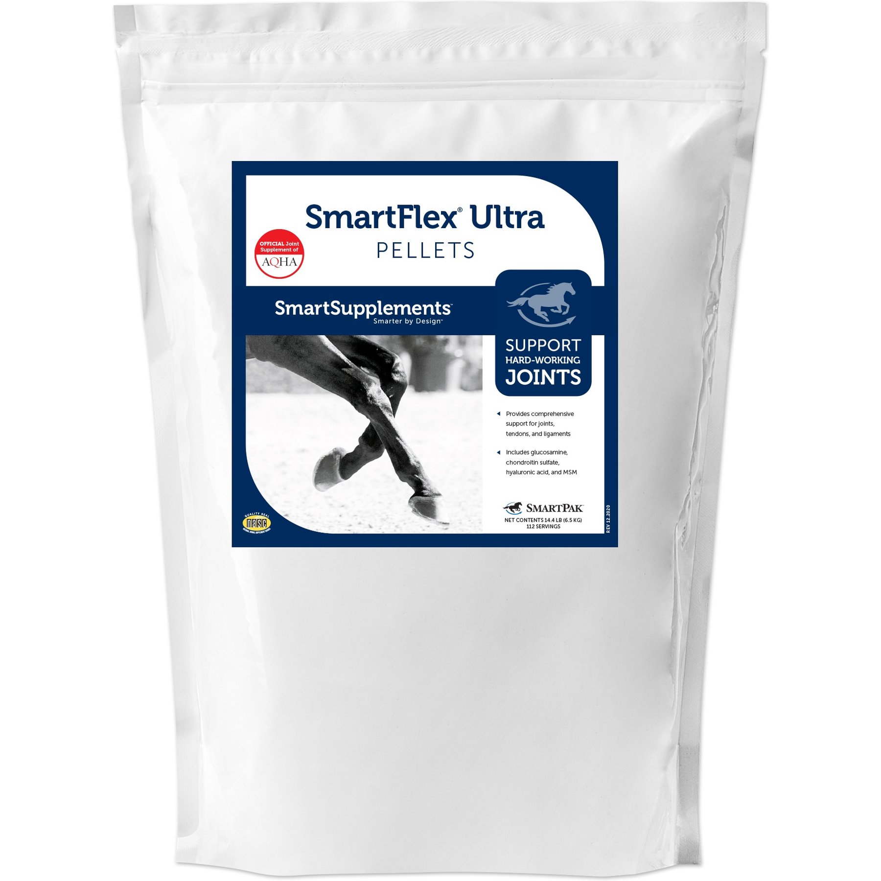 SmartPak SmartSupplements SmartFlex Ultra Pellets Supplement for Horses, 14.4-lb bag