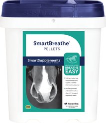 SmartPak SmartSupplements SmartBreathe Pellets Supplement for Horses, 15-lb bucket