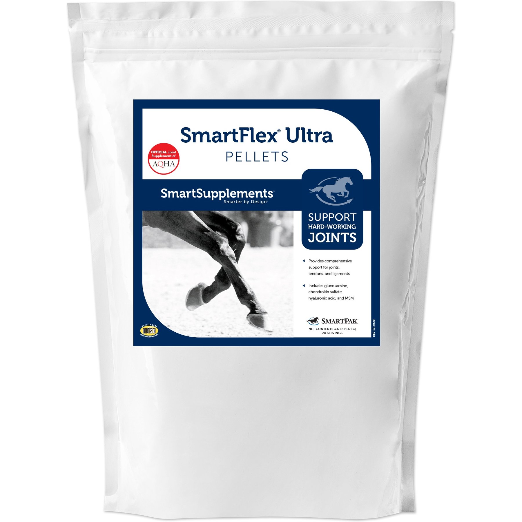 SmartPak SmartSupplements SmartFlex Ultra Pellet Horse Joint Supplement, 3.6-lb bag