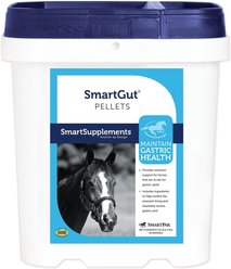 SmartPak SmartSupplements SmartGut Pellets Supplement for Horses, 3.75-lb bucket