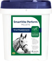 SmartPak SmartSupplements SmartVite Perform Pellets Supplement for Horses, 12.5-lb bucket