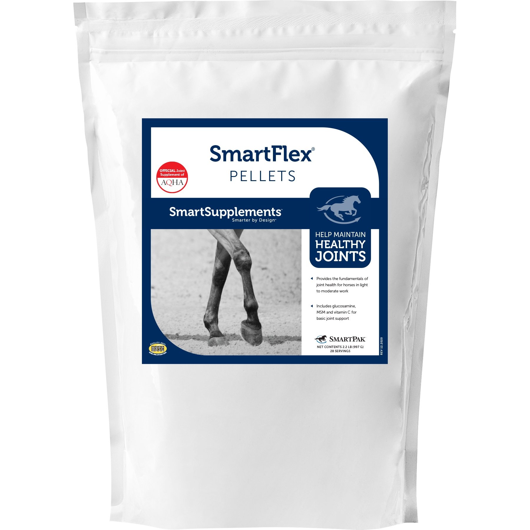 SmartPak SmartFlex Pellets Joint Supplement for Horses, 2.2-lb bag