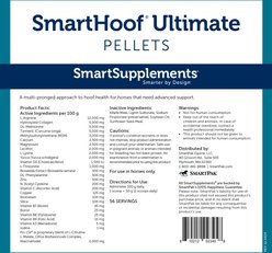 SmartPak SmartHoof Ultimate Pellets Hoof Care Supplement for Horses, 12.4-lb bag slide 2 of 6
