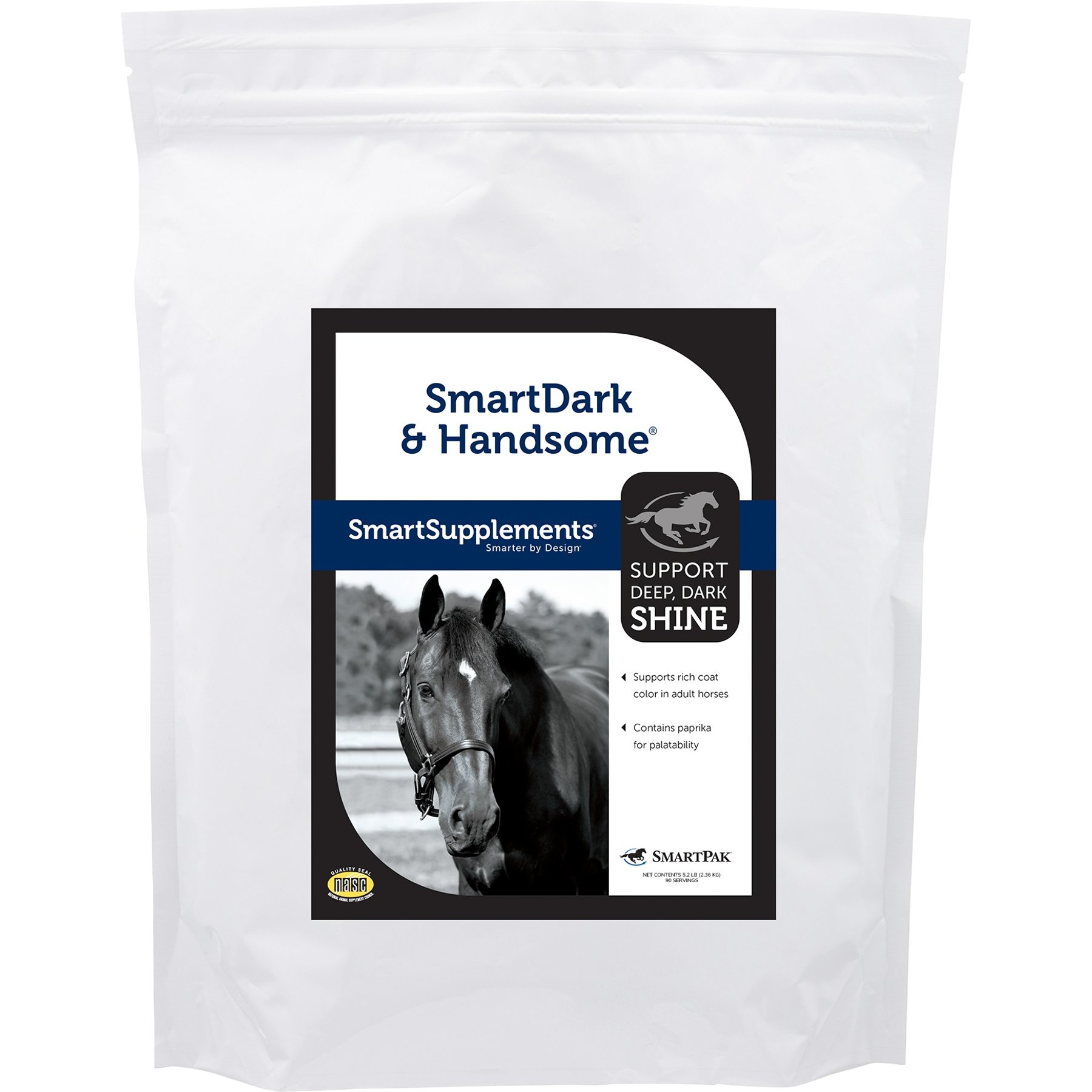 SmartPak SmartSupplements SmartDark & Handsome Supplement for Horses, 5.2-lb bag