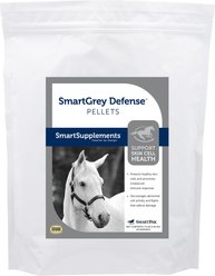 SmartPak SmartSupplements SmartGrey Defense Pellets Supplement for Horses, 7.5-lb bag