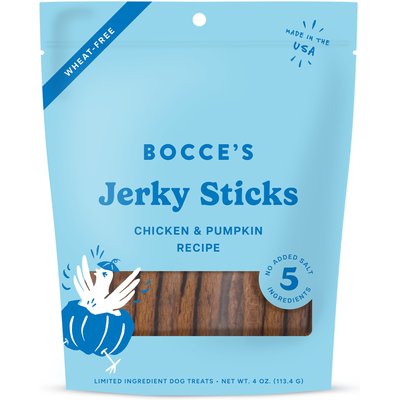 Bocce's Bakery Bocce's Bakery Grazers Chicken Jerky Dog Treats, 4-oz pouch