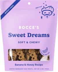 Bocce's Bakery Dailies Sweet Dreams Bananas + Honey Recipe Dog Treats, 6-oz pouch