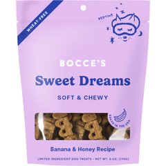 Bocce's Bakery Dailies Sweet Dreams Bananas + Honey Recipe Dog Treats, 6-oz pouch