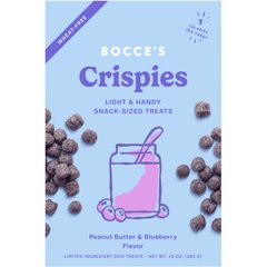 Bocce's Bakery Crispies PB & Blueberry Recipe Dog Treats, 10-oz box
