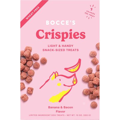 Bocce's Bakery Bocce's Bakery Crispies Banana & Bacon Recipe Dog Treats, 10-oz box
