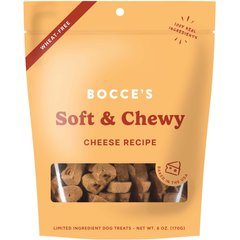 Bocce's Bakery Soft & Chewy Cheese Recipe Dog Treats, 6-oz bag
