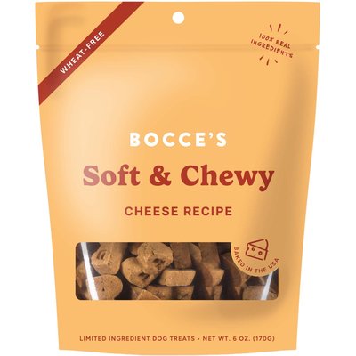 Bocce's Bakery Bocce's Bakery Soft & Chewy Cheese Recipe Dog Treats, 6-oz bag