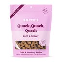 Bocce's Bakery Quack Quack Quack Duck & Blueberry Recipe Soft & Chewy Dog Treats, 6-oz bag