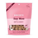 Bocce's Bakery Say Moo Beef & Cheddar Recipe Soft & Chewy Dog Treats, 6-oz bag