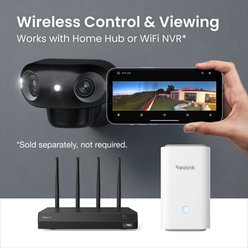 Reolink Argus 4 Advanced Series B740X 4K/8MP Dual Lens WiFi Pet Camera, Black slide 2 of 9