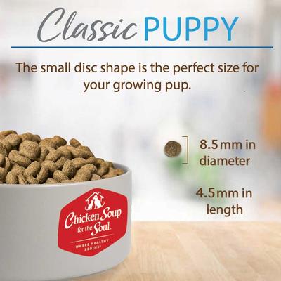 Show full view: Chicken Soup for the Soul Puppy Chicken, Brown Rice & Turkey Recipe Dry Dog Food, 28-lb bag slide 8 of 12