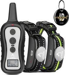 PATPET P301 1000ft Remote Dog Bark Control & Training Shock Collar, 2 count