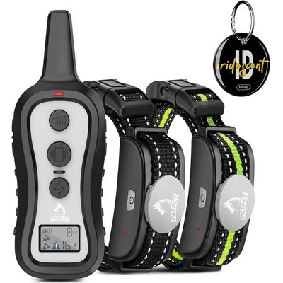 PATPET PATPET P301 1000ft Remote Dog Bark Control & Training Shock Collar, 2 count