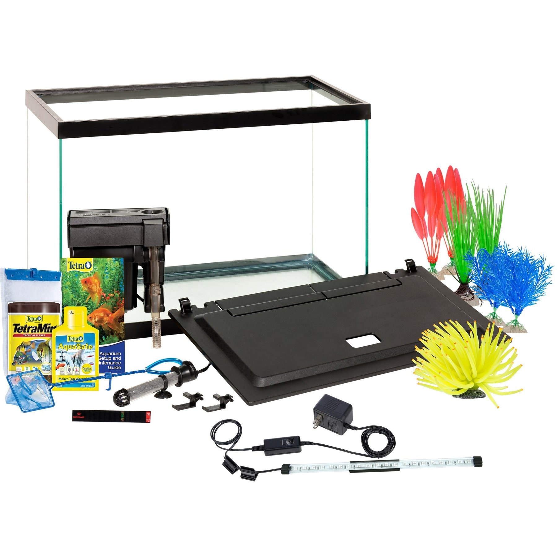 Tetra Color Fusion Glass Fish Aquarium, 20-gal