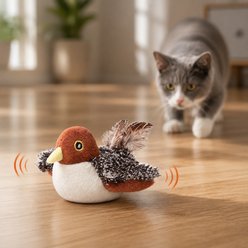 Purrcado Smart LifeLike Flapping Sparrow Bird Cat Toy