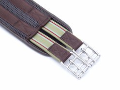 Paradise Barns All Purpose Neoprene Non-Slip Breathable Contoured Chafeless Horse Girth, Brown, 42-in slide 2 of 2