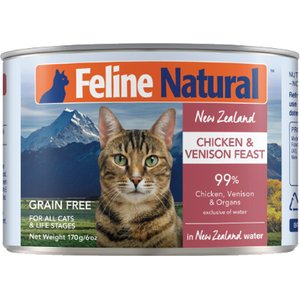 FELINE NATURAL New Zealand Lamb & Venison Feast Grain-Free Pate