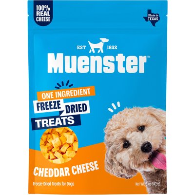 Muenster Muenster Perfect Balance Cheese Bites Freeze-Dried Dog Treats, 5-oz bag
