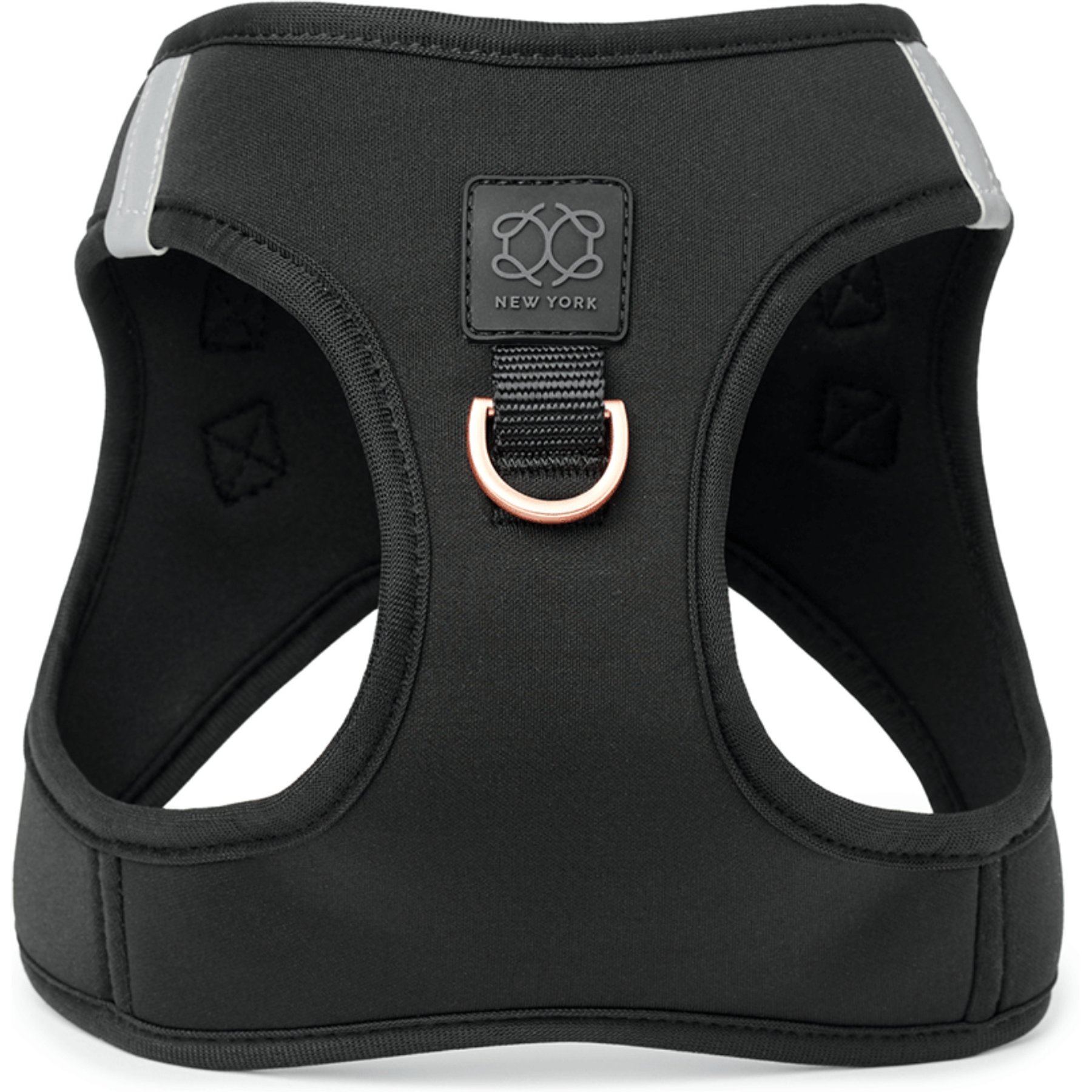 DOGISTRY SoHo Step-In Dog Harness, Black, Large: 16 to 18-in chest
