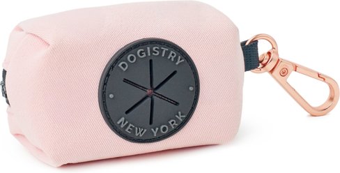 DOGISTRY Clip-On Poop Bag Holder, Blush
